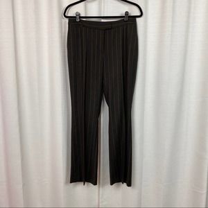 Boden Brown&Green Stripe Wool Pants US 8R, UK 12R